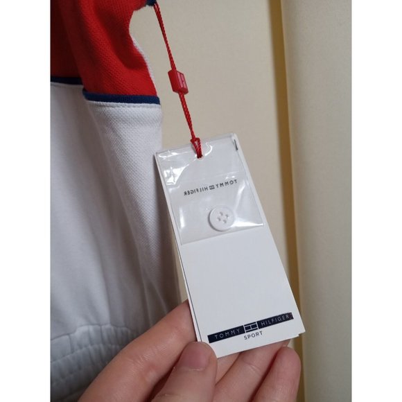 COPY - Tommy Hilfiger Size Medium Sleeveless Shorts Collared Jumpsuit New w/Tags - Picture 3 of 5